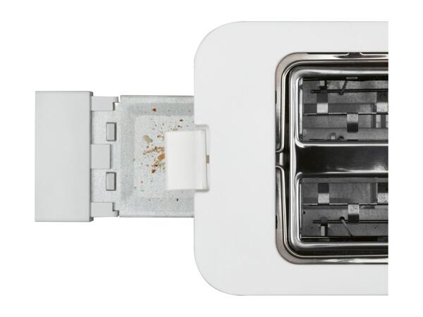 Silvercrest White 2-Slice Toaster