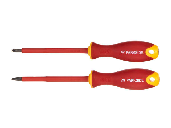Tournevis 1000 V pour vis à fente et vis cruciformes