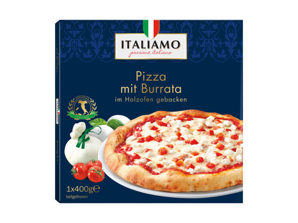 Pizza à la burrata