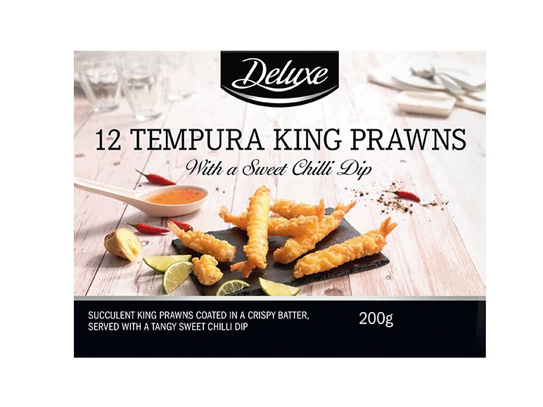 Crevettes géantes en pâte tempura