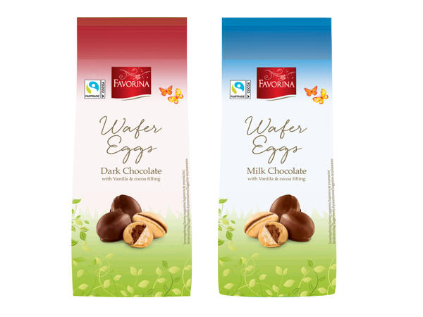 Wafer Eggs with Filling