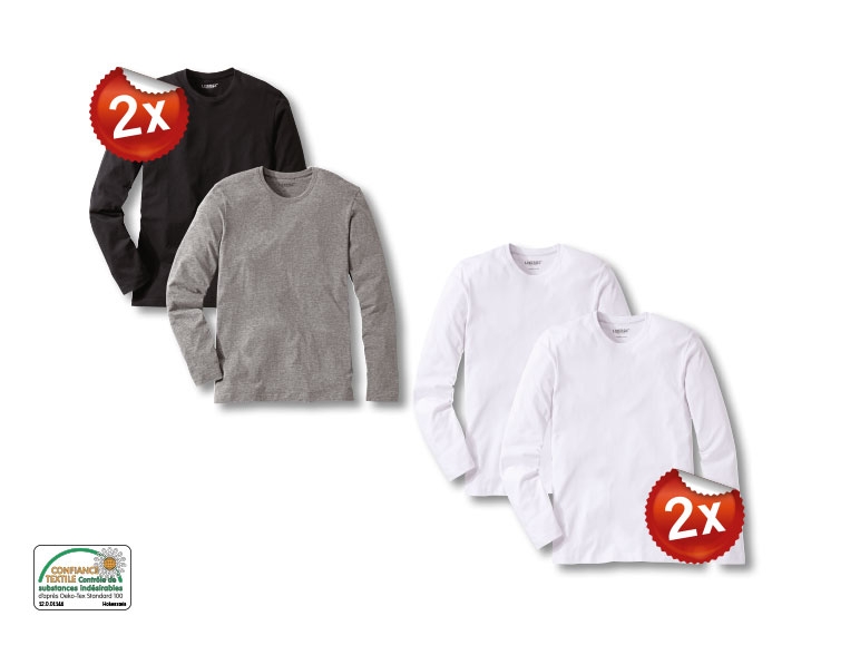 Tee-shirts à manches longues, lot de 2