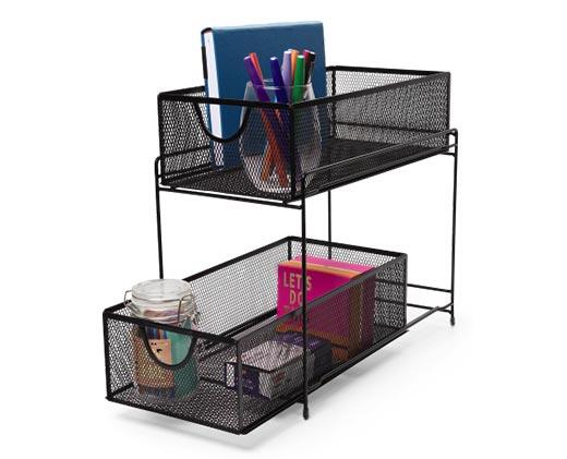 Huntington Home 
 Two-Tier Mesh Organizer