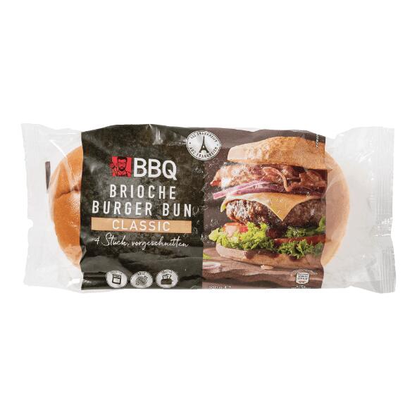 BBQ(R) 				Pain à burger brioché, 4 pcs