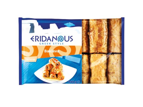 Baklava in syrup