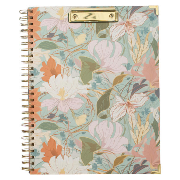 PEMBROOK Green Floral Clipfolio