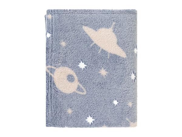 Livarno Home Blue Glow In The Dark Blanket