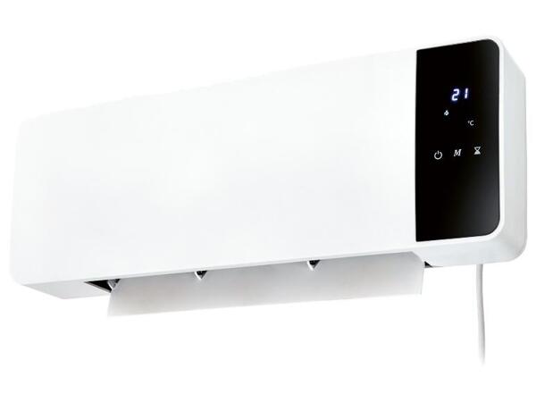 Nástěnný keramický teplovzdušný ventilátor SKWH 2000 B2