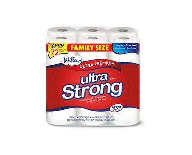 Willow 18 Mega Roll Ultra Strong Bath Tissue