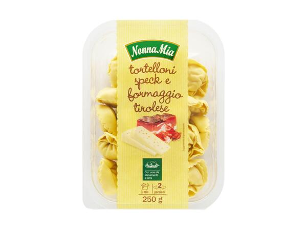 Tortelloni with Speck and Tirolian Cheese