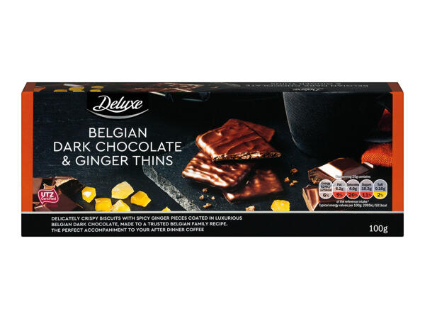 Deluxe Chocolate Thins assorted