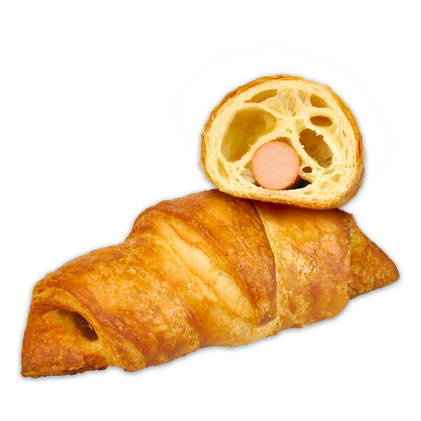 Wienerle-Croissant mit Geflügelwurst