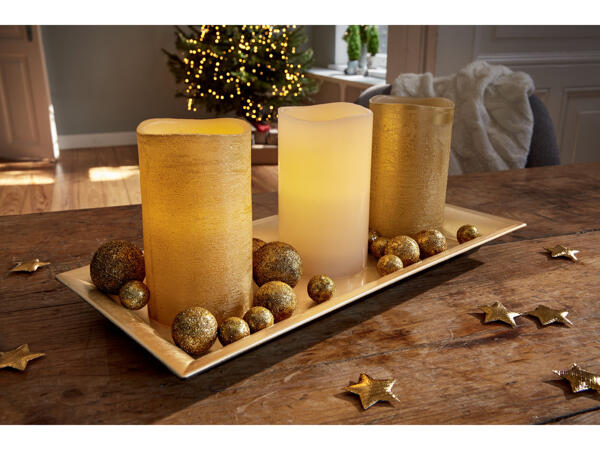 Melinera Vaxljus med LED-lampa