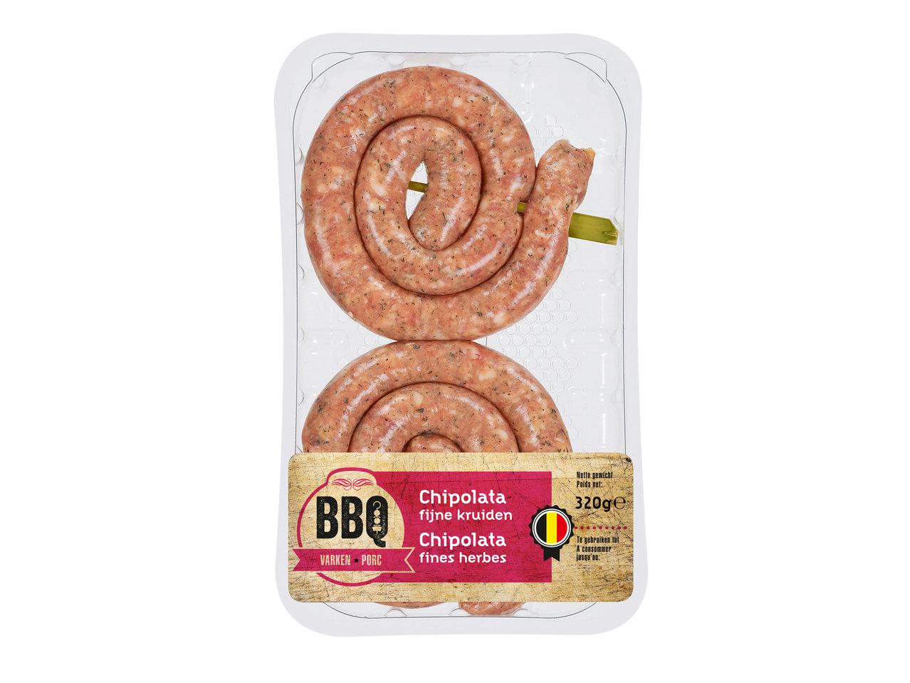Chipolata's met fijne kruiden