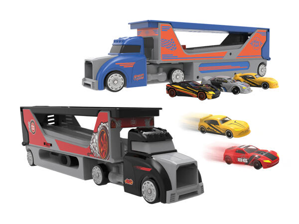 Camion porte-voitures Racers, 4 pièces