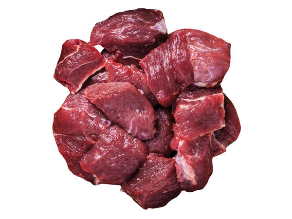 Frisches Hirschgulasch