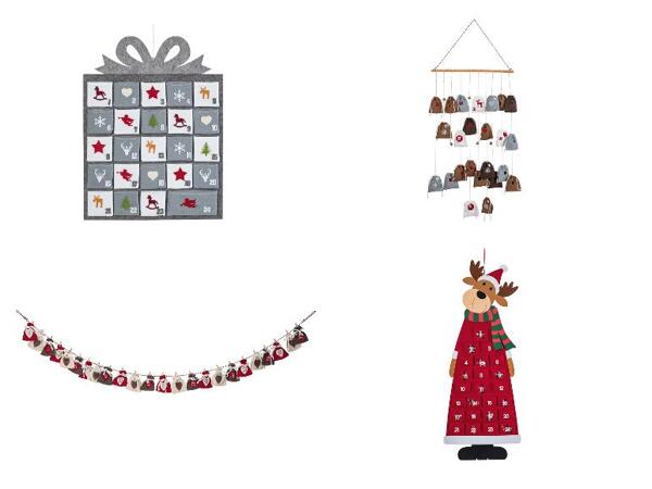 LIVARNO home Adventní kalendář z filcu