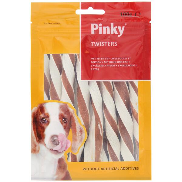 Pinky Twisters hondensnack