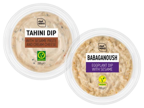 Babaganoush oder Tahini Dip