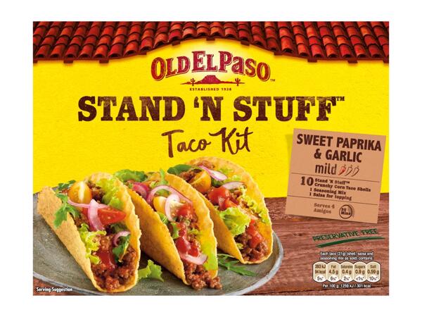 Old El Paso Taco Kit Sweet Paprika and Garlic or Crispy Chicken Fajita Kit