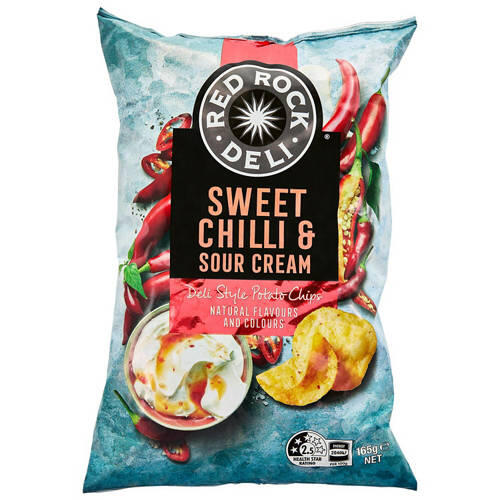 Sweet Chilli & Sour Cream Chips 165g