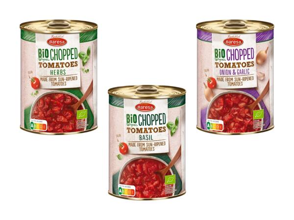 Tomates hachées bio assaisonnées