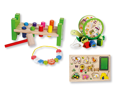Lot de jouets en bois TOYLINO