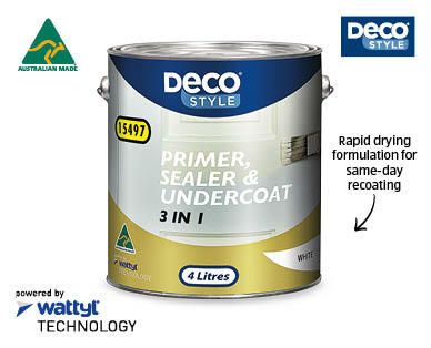 Primer, Sealer & Undercoat 3 in 1 4L