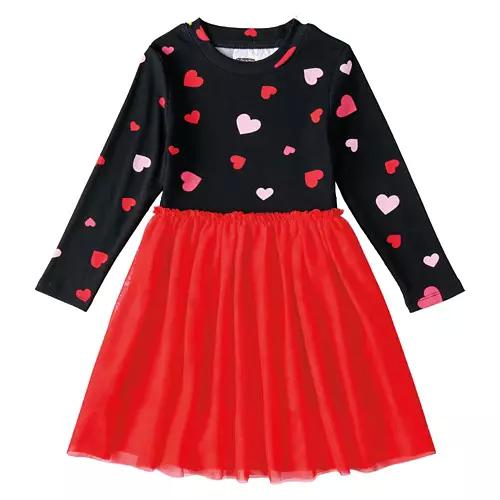 Toddler Valentine's Day Dress - Black, 3T
