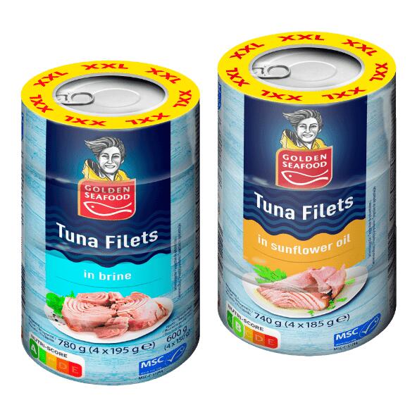 GOLDEN SEAFOOD(R) 				Tonijnfilets, 4-pack