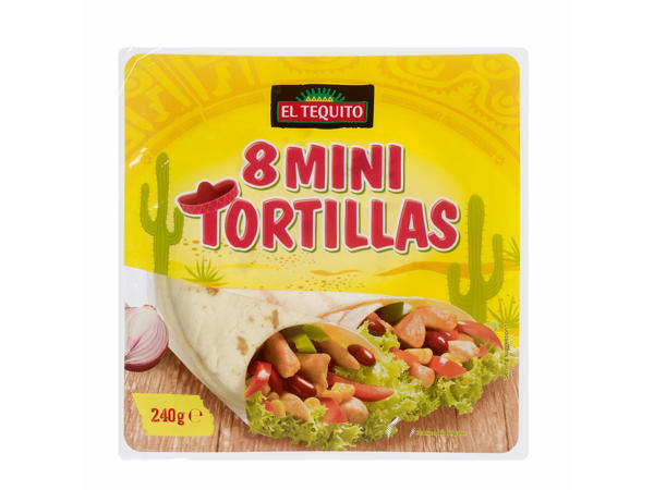 Mini-tortilla wraps