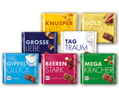 RITTER SPORT Tavolette di cioccolato