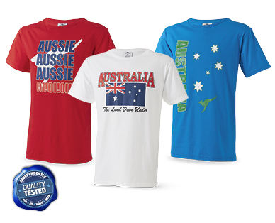 ADULTS AUSTRALIA DAY T-SHIRT OR SINGLET