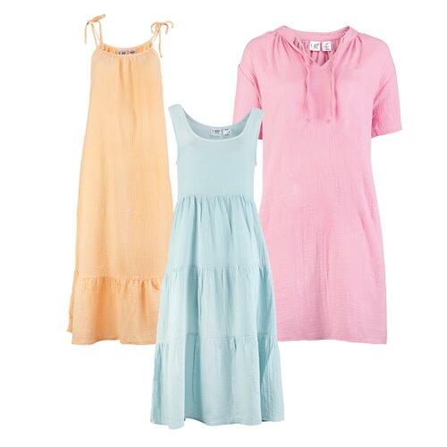 UP 2 FASHION WOMEN Damen-Musselin-Kleid