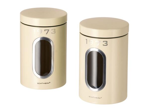 Silvercrest Beige Storage Container Set - Set of 2