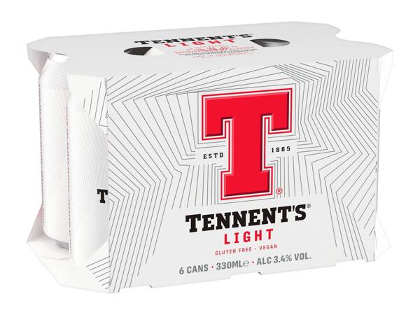 Tennents Light 3.4% 6x330ml