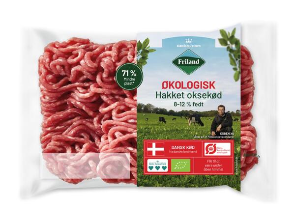 Hakket oksekød eller hakket økologisk oksekød
