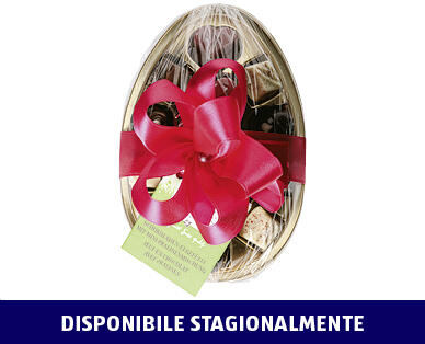 LA CONDITORIA(R) 
 MEZZO UOVO DI CIOCCOLATO SVIZZERO CON PRALINE