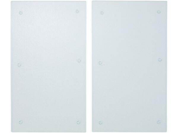 Glass hob cover set, 2 pieces