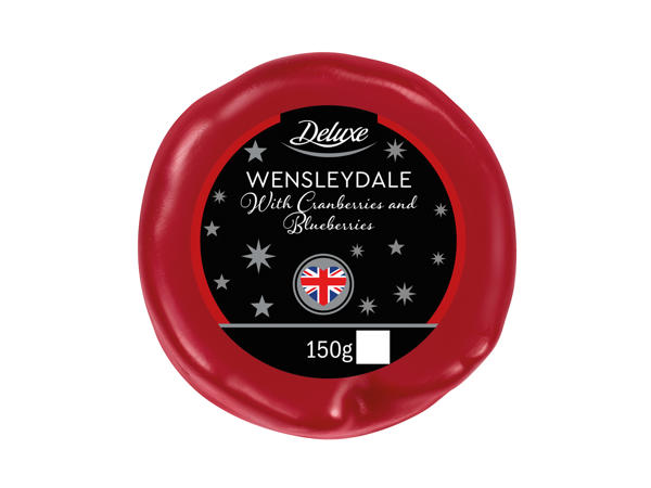 Deluxe Wensleydale with Cranberries and Blueberries