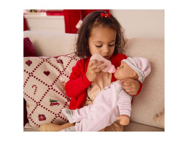 Bayer Design Piccolina First Words Baby In Light Pink Outfit