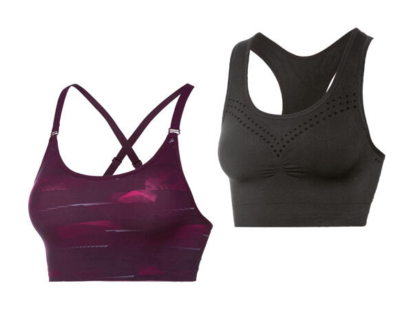 Brassière de sport sans coutures