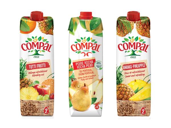 Jus de fruits Compal