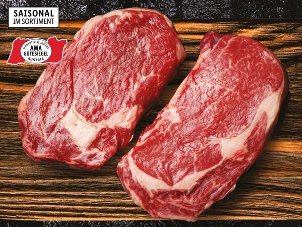Frischer Rostbraten geschnitten