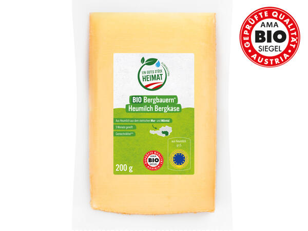 Bio Heumilch Bergkäse