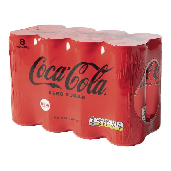 COCA-COLA(R) 				Coca-Cola zero, pack de 8