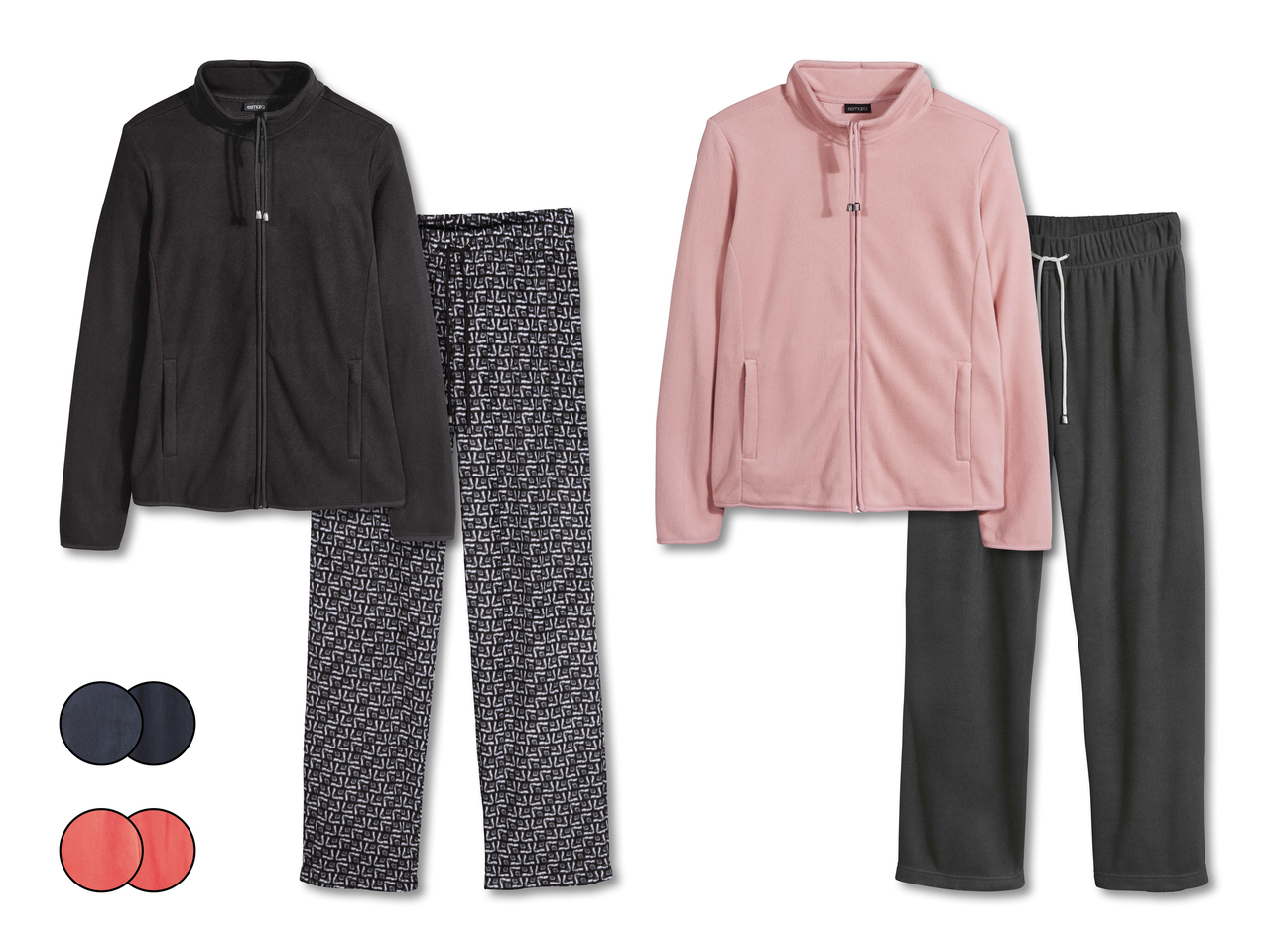 Tenue d'intérieur en polaire, 2 pièces1