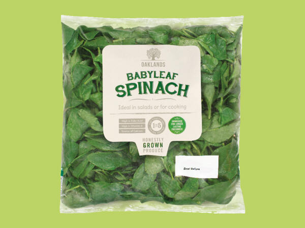 Oaklands Babyleaf Spinach