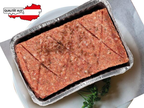 Frischer Faschierter Braten aus Österreich