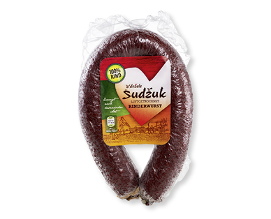 Sudzuk-Rinderrohwurst